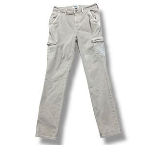 PAIGE Jolie High Rise Slim Ankle Pants 27 Warm Sand Clean Girl Neutral Core